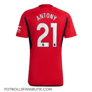 Manchester United Antony #21 Replika Hemmatröja 2023-24 Kortärmad